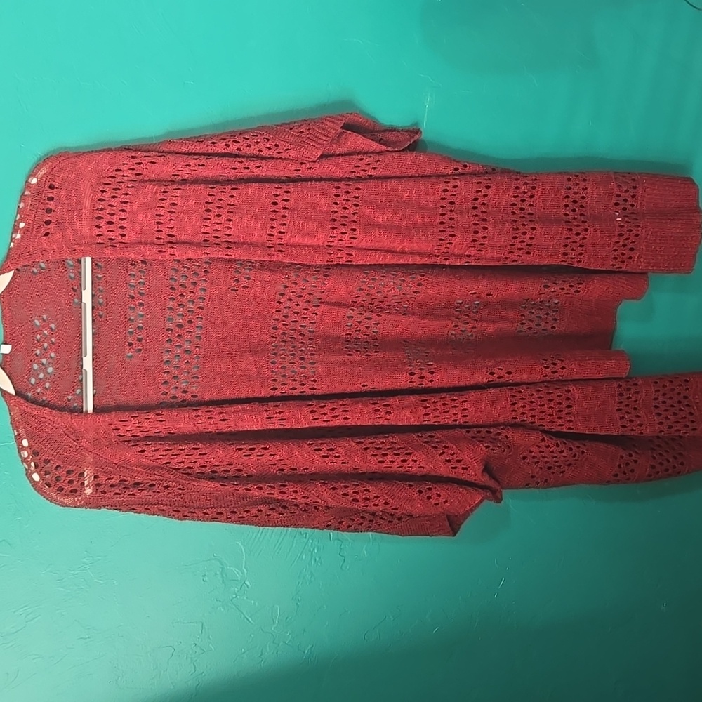 Open Crochet Cardigan